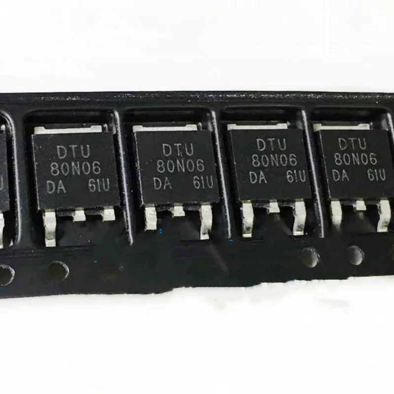 

20pcs DTU80N06 SMD TO-252 MOSFET N-CHANNEL 60V 80A