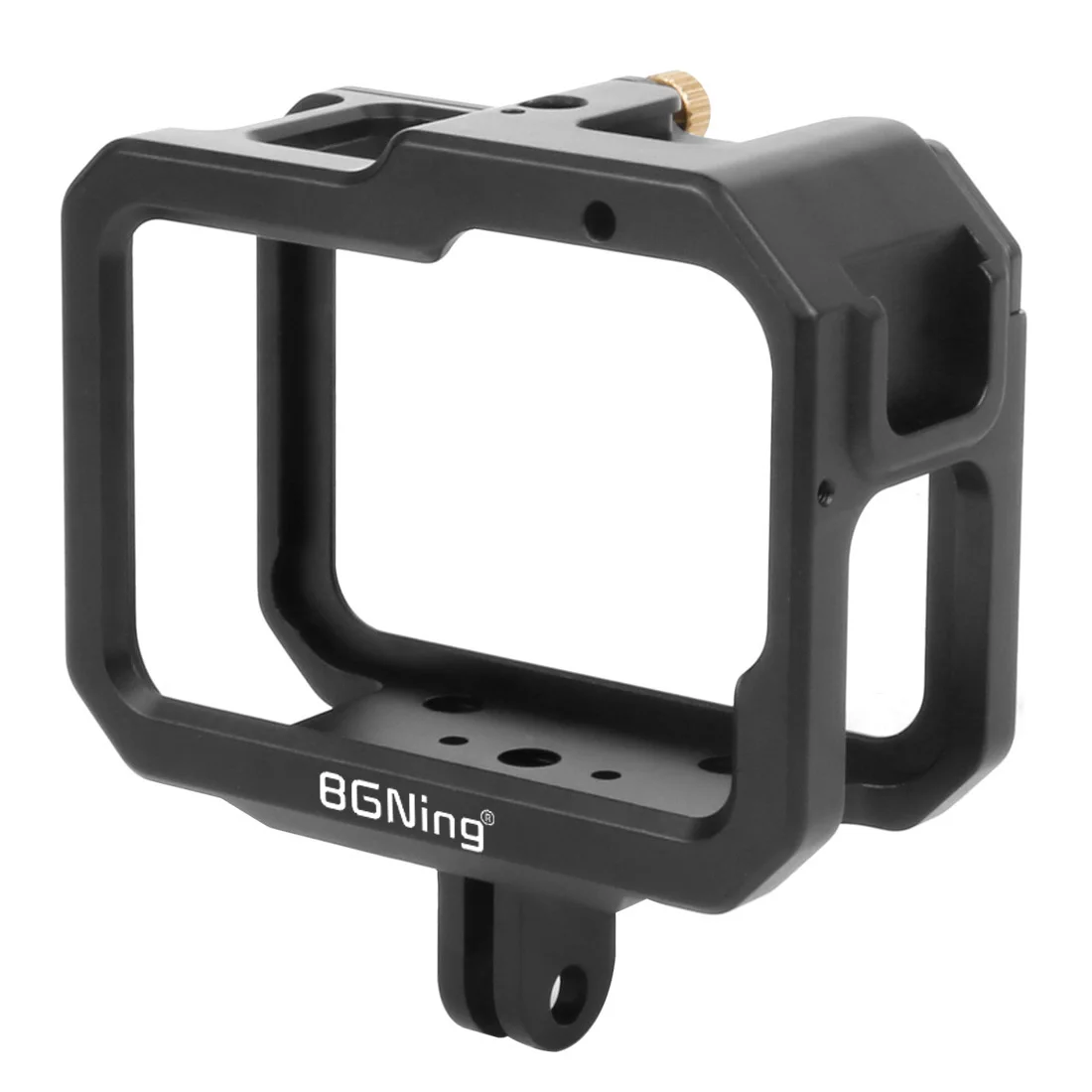 

Aluminum Protective Frame Case for GoPro Hero 9 10 11 Black Action Camera Double Cold Shoe Mount Form-Fitted for Cooling Cage
