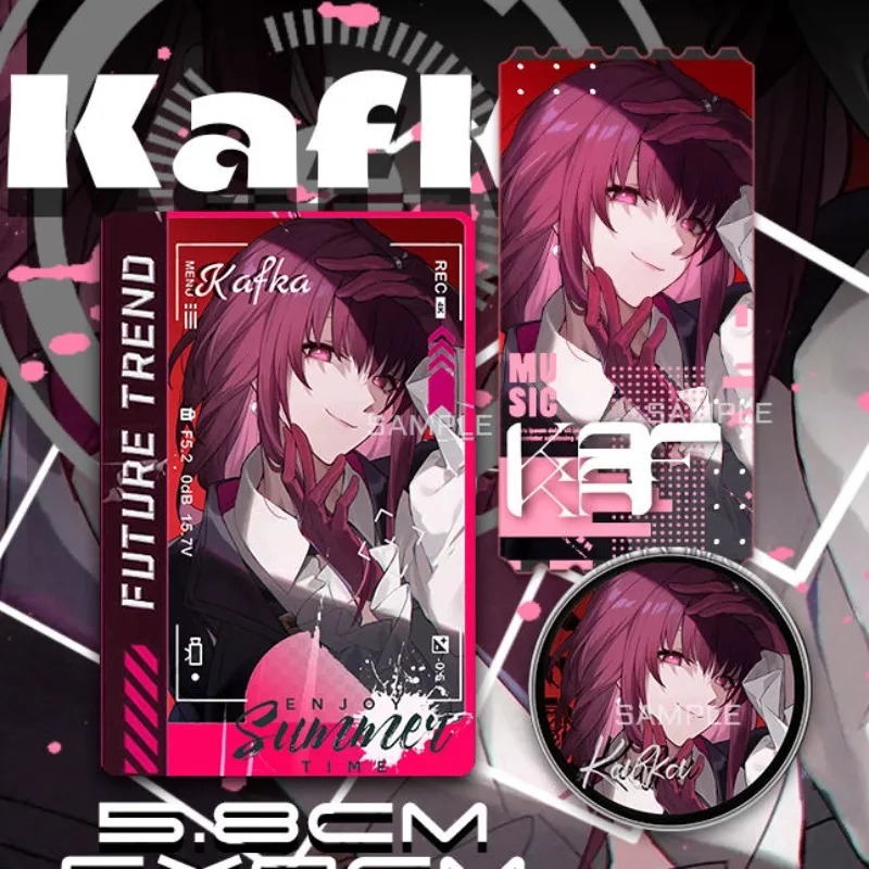 

Игровые товары cafka, набор карт для билета и студента Honkai со звездами на рейках 58 мм, аниме периферийная коллекция, Сумка с орнаментом, настольное украшение, подарок