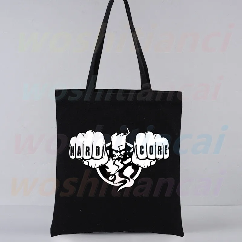 

Thunderdome Tote Bag Shopping Original Design Wizard Hardcore Black Travel Canvas Bags Unisex Eco Foldable Shopper Bag