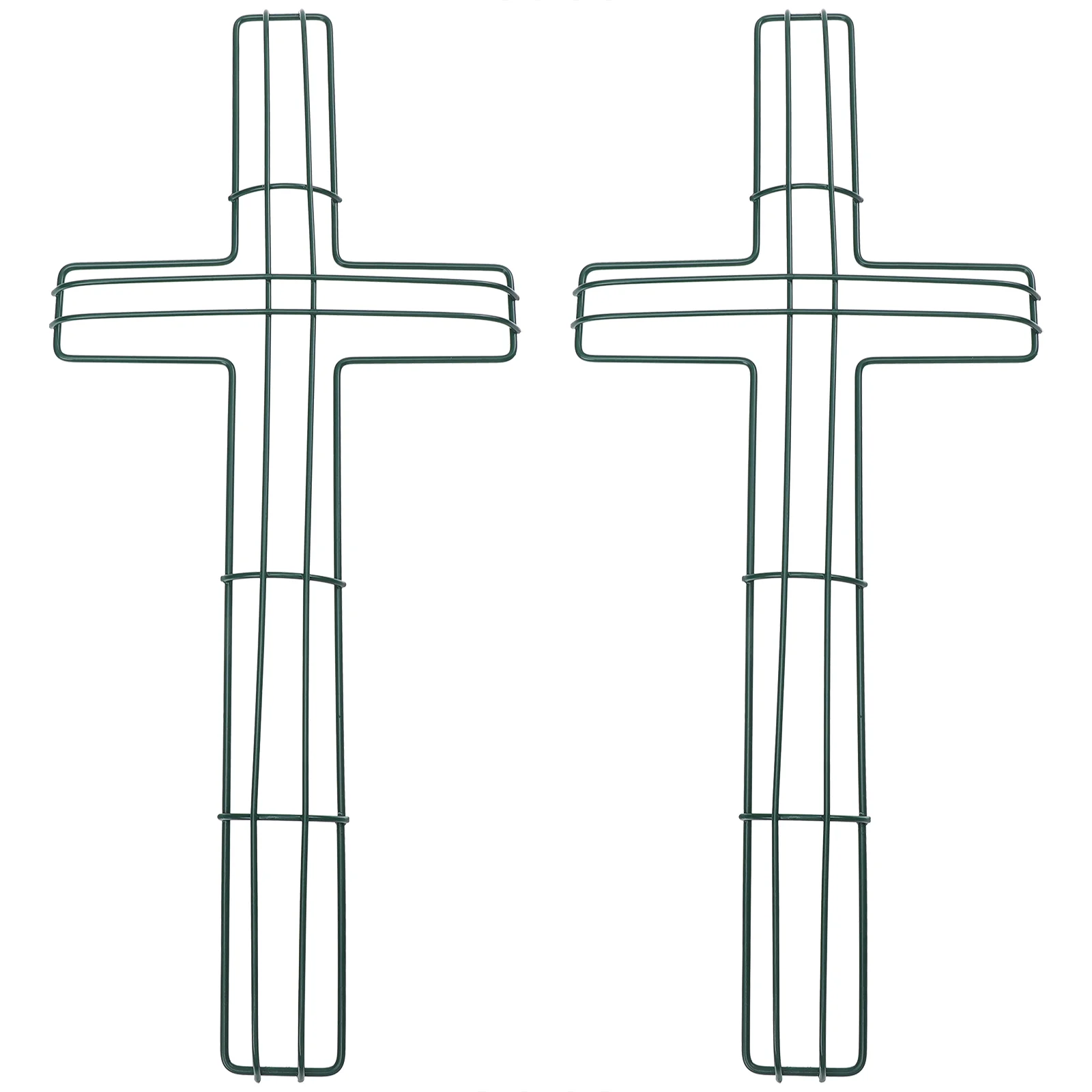 

4 шт. поделки крест Гирлянда Цветочные украшения в форме венка железные принадлежности