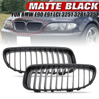 matte black front sport kidney grille grill for bmw e90 e91 lct 3 serise sedan 2009 2010 2011 2012 2013 car racing grills