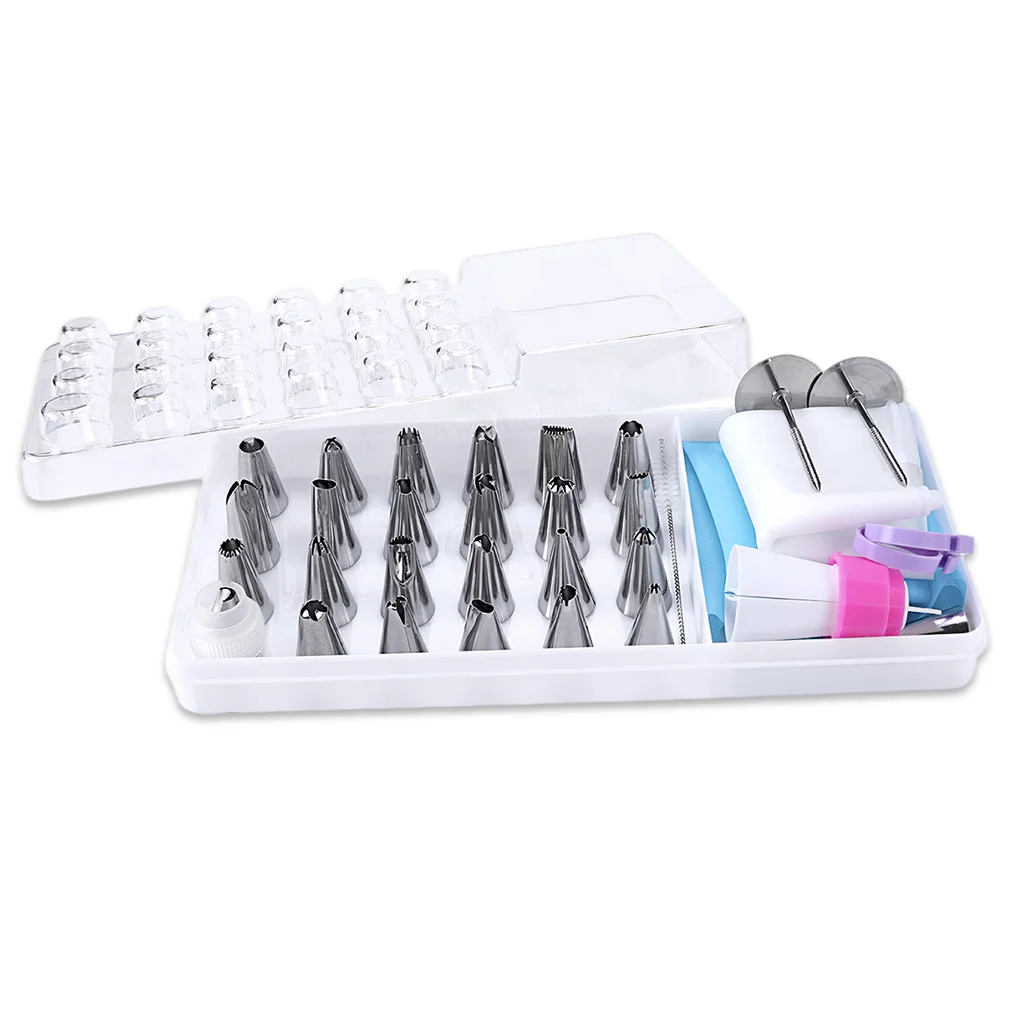 

Набор мешков и наконечников для глазировки, многоразовые Кондитерские насадки для торта, «сделай сам», кондитерские мешки, набор для украше...