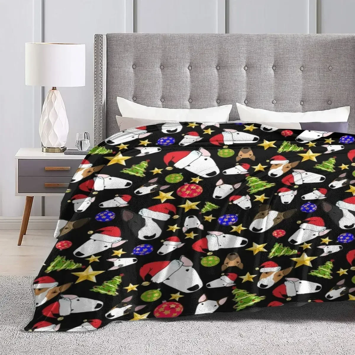 Одеяло Из Кораллового Флиса С Принтом Собаки Хулиган Праздничное Забавное