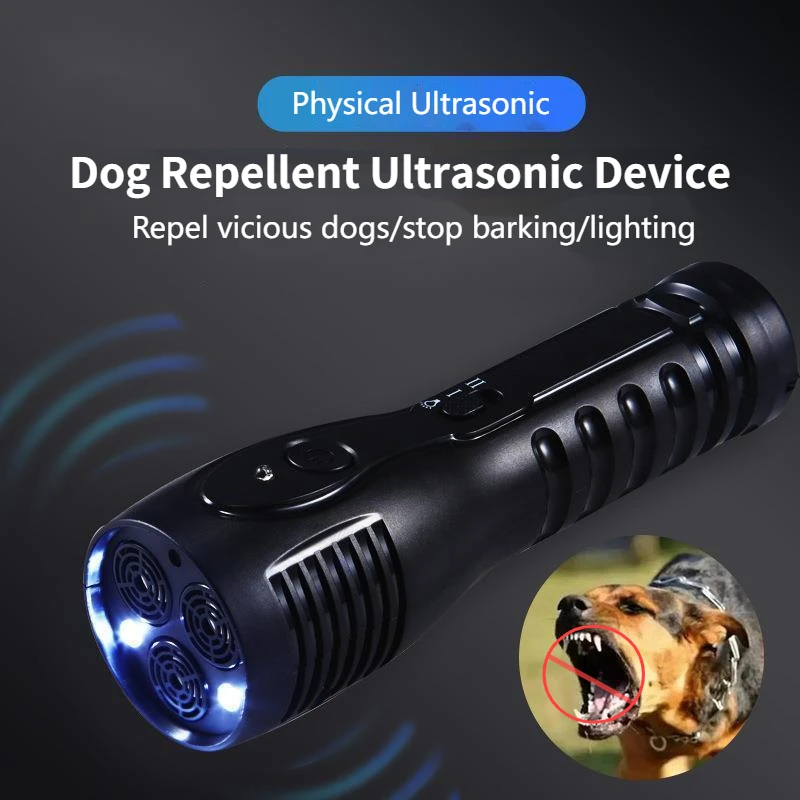 

Anti Ultrasonic Dog Shocker Rechargeable Barking Device Protection Cat Dog Electric Repeller Dog Bark Stop Repellent Defense