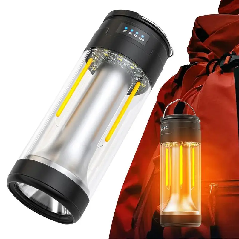 

Rechargeable Lanterns For Camping LED Camping Portable Lantern 4 Light Modes IPX4 Waterproof Perfect Lantern Flashlight For