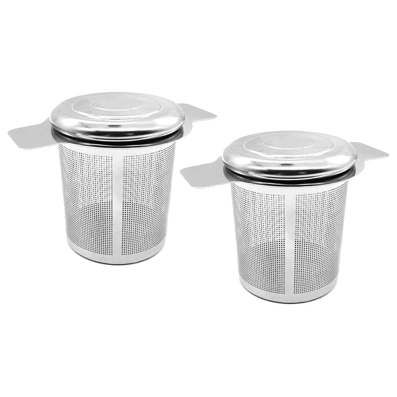 

6 Packs Loose Leaf Tea Filters,Stainless Steel Tea Basket Filters Tea Strainer Steeper For Hanging On Teapots