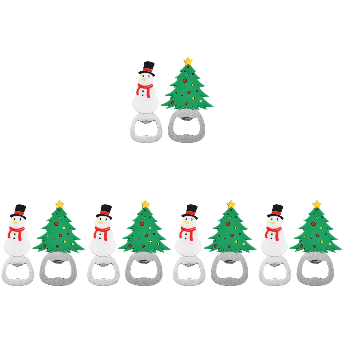 

10 Cartoon Christmas Tree Snowman for Home