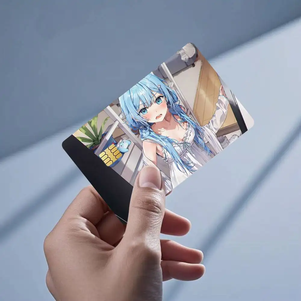 Фото Наклейки-пленки arahashi tabi VTuber StelLive для кредитных и дебетовых карт, водонепроницаемые стикеры №5