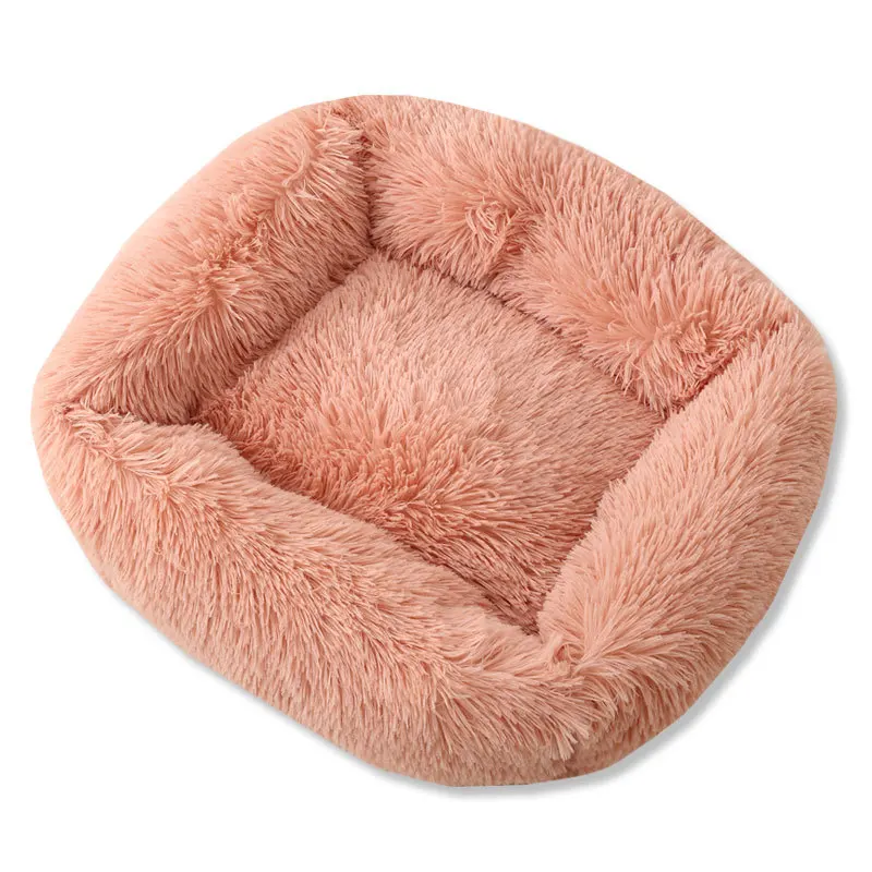

Pets Supplies Autumn Winter Warmth Dogs Sleeping Nests Plush Square Shape Pet Nest Soft Comfortable Dog Cat Bed