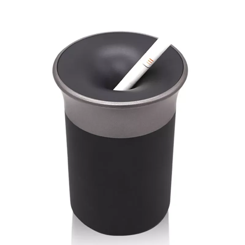 

Black Portable Car Ash Tray Ashtray Storage Cup desk Ashtray Cigarette Holder