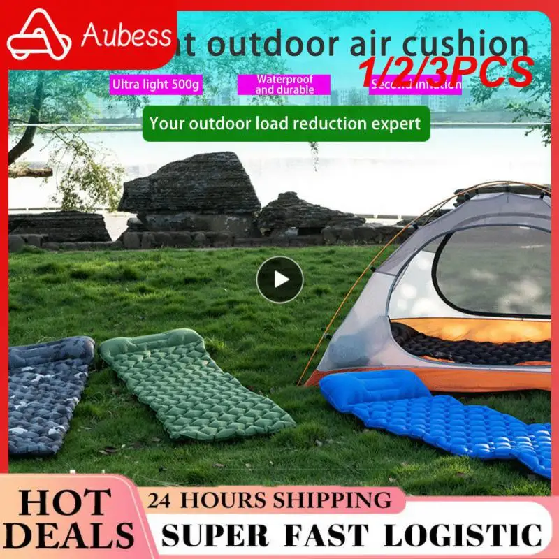 

1/2/3PCS X-eped Camping Mat Sleeping Pad Self Inflatable Mattress With Pillow Ultralight Air Cushion Outdoor Hiking Fast Air