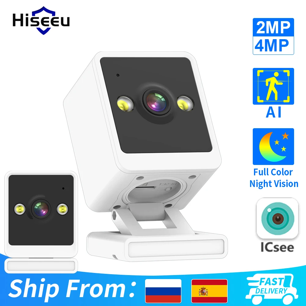 Hiseeu 1080P WIFI IP Camera Motion Detection Indoor Home Baby Monitor Color Night Vision Security CCTV Video Surveillance Camera