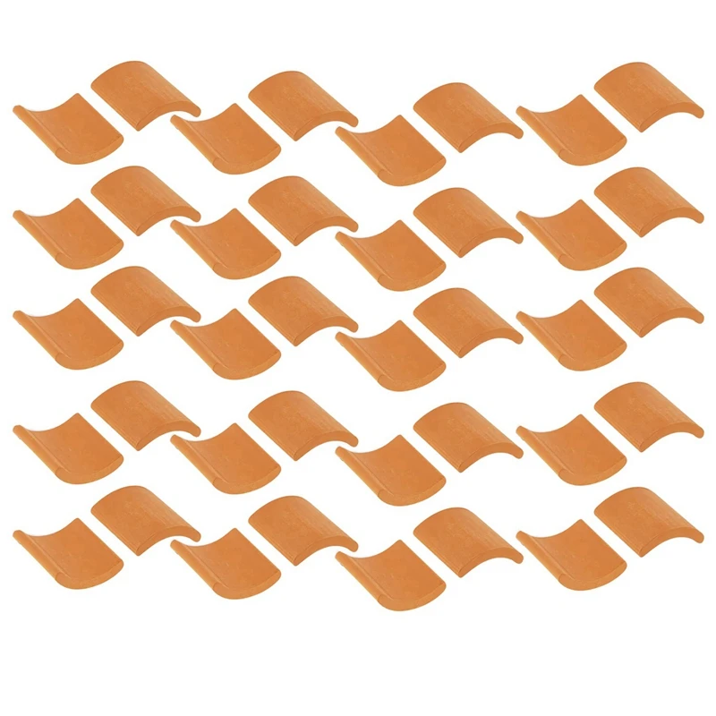 600 шт. красная миниатюрная черепица на крышу