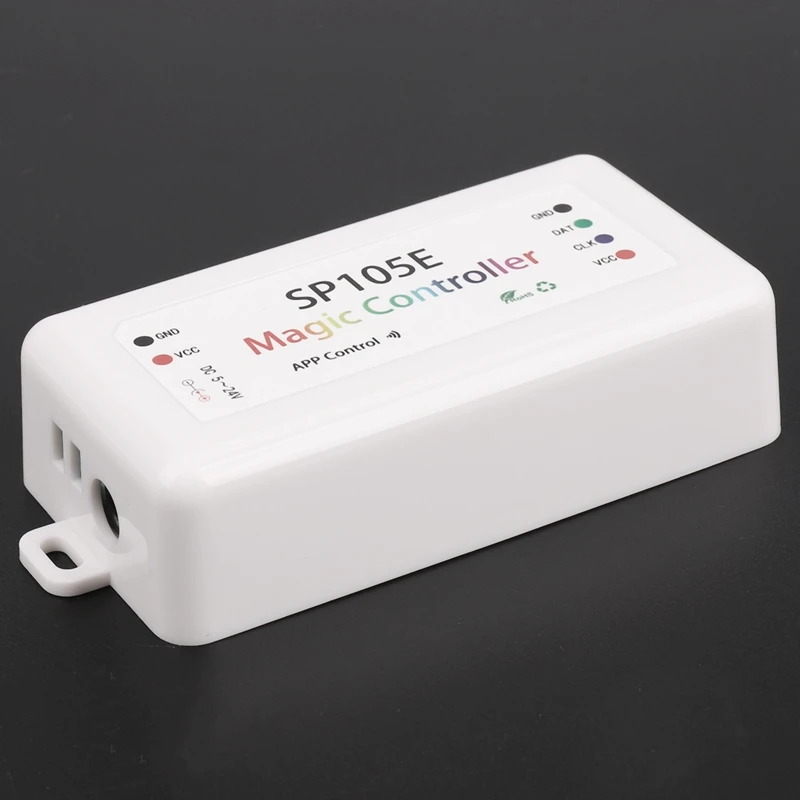 SP105E Беспроводной контроллер Bluetooth APP WS2811 WS2812B WS2801 SK6812 APA102 Индивидуально