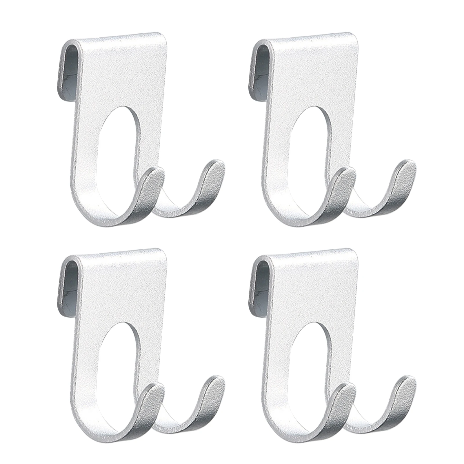

4pcs Durable Wall Home Decor Holder Self Adhesive Towel Office Plug Hook Space Aluminum For Bathroom Punch Free Accessories