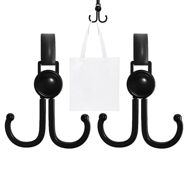 

2 шт., двойные крючки для душевой лейки, поворот на 360 градусов