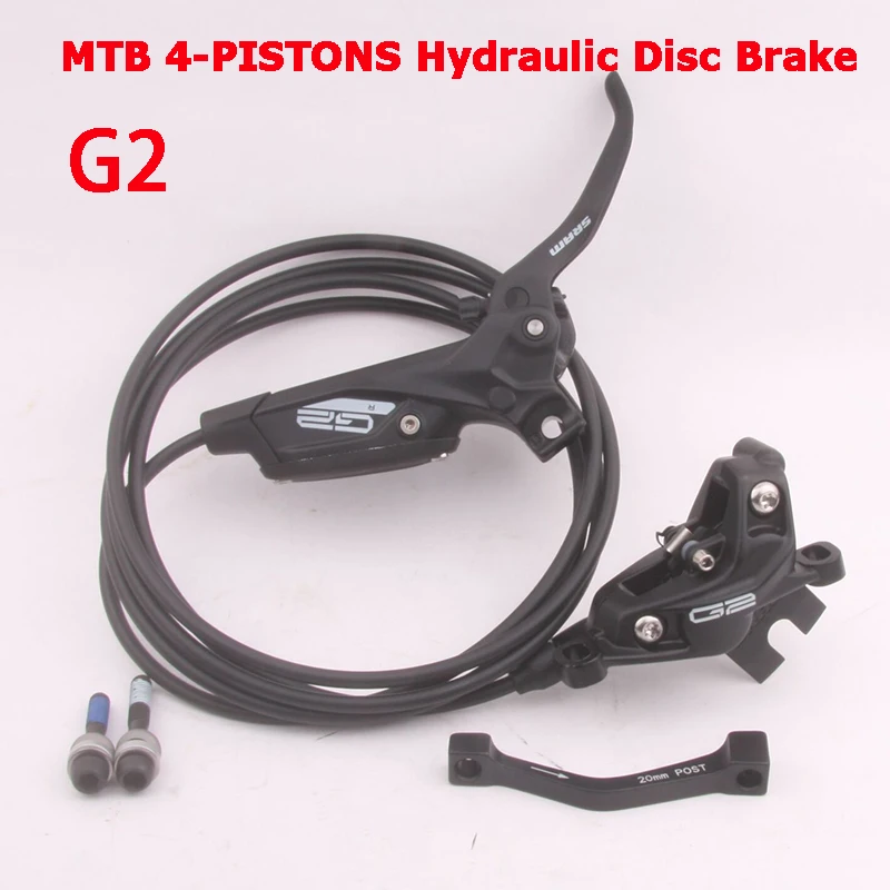 

100% Оригинальный 2021 Новый SRAM MTB 4-поршни Гидравлический дисковый тормоз направляющая G2 R 800-1500 мм передняя и задняя черная