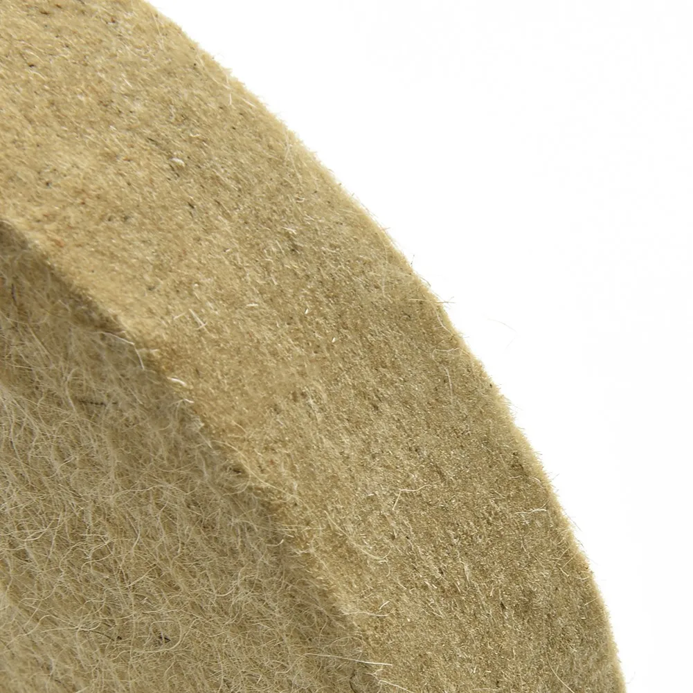 

6 Inch Wool Felt Polishing Buffing Wheel 10 Mm Inner Hole Medium Soft Jade Metal Mirror Surface Polishing Grinding Grinder Tool