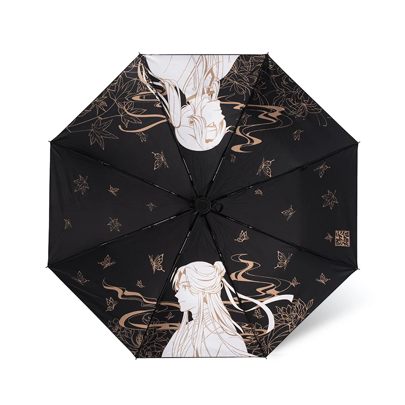 

Tian Guan Ci Fu Xie Lian Hua Cheng Cosplay Automatic Fold Umbrella Men Women Anti-UV Parasol Travel Rian Umbrella Fashion Gifts