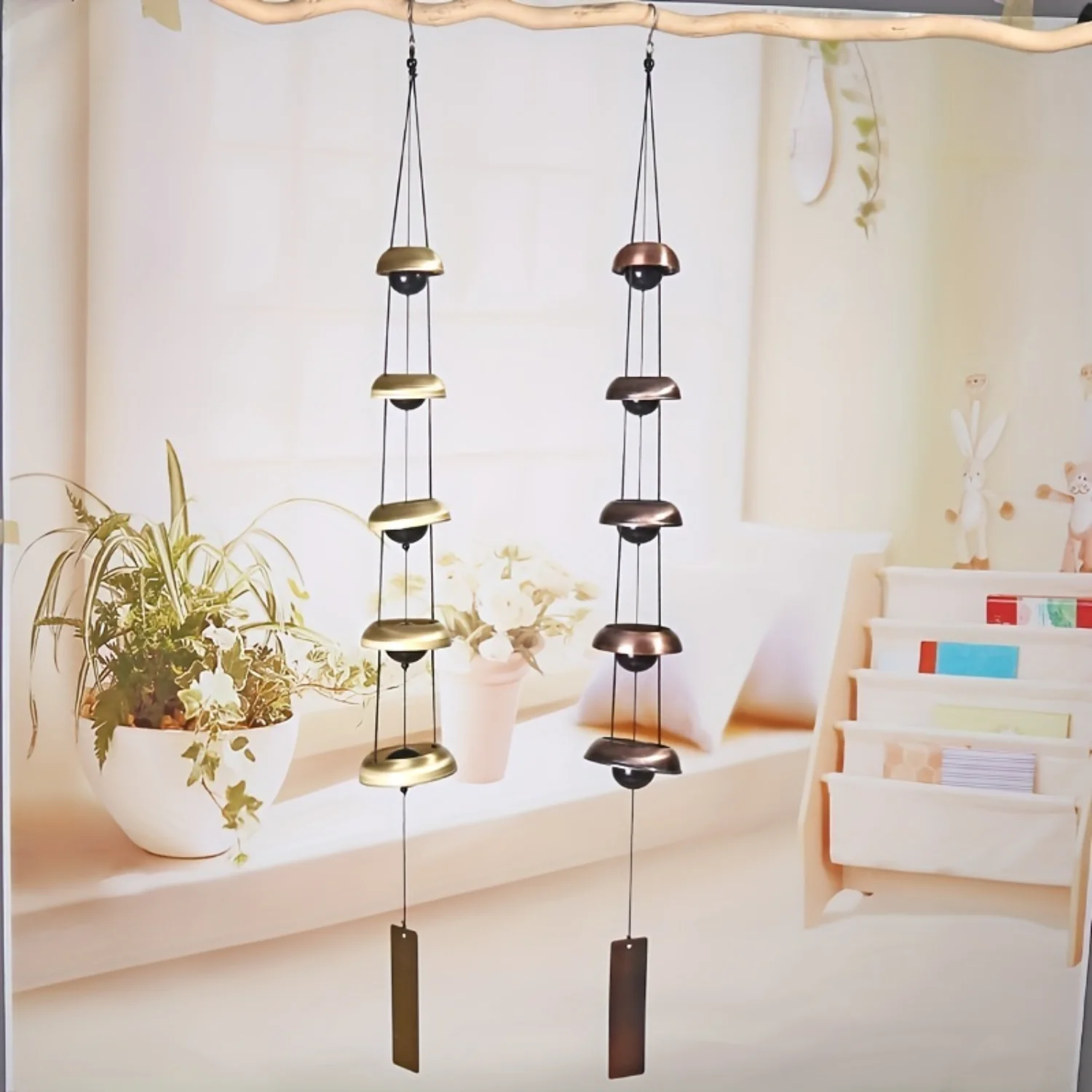 Колокольчики-колокольчики храм-колокольчики красные медные колокольчики декор