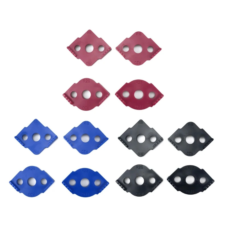 

4PCS Templates Jig Radius Corners Trimming Router Bit Radius Router for R5-R40 DropShipping
