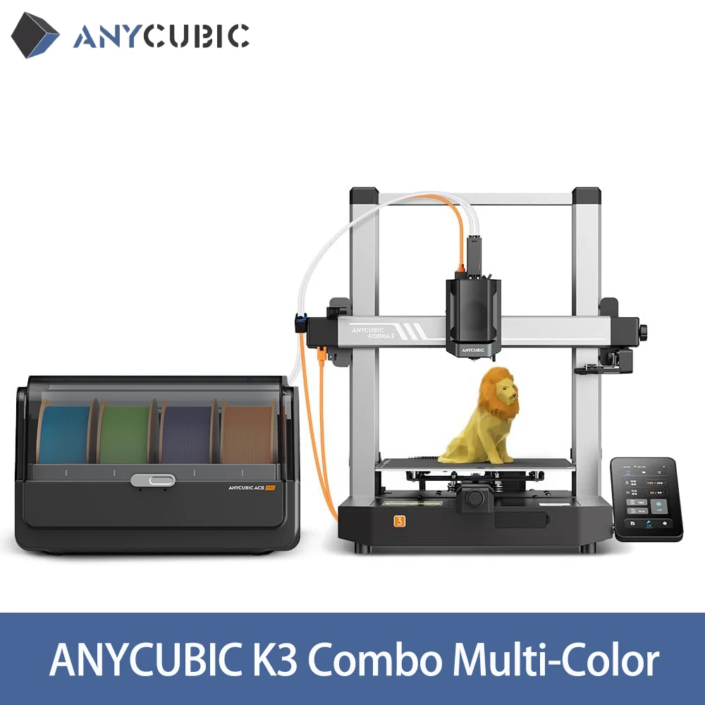 ANYCUBIC K3 комбинированная многоцветная печать в 4-8 цветах FDM 3D принтер с