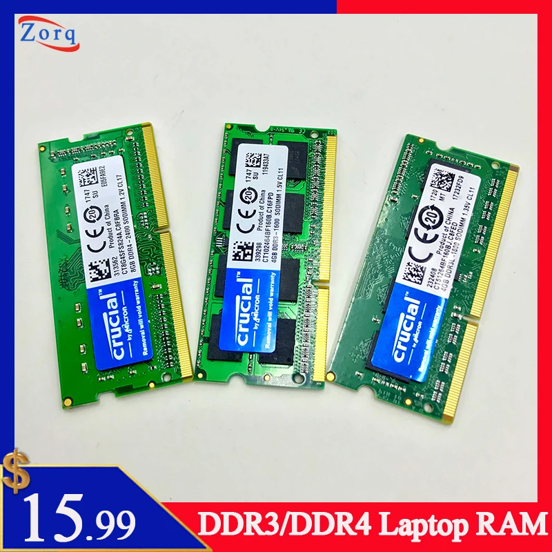 

DDR3 Memory DDR4 16G 8G 1600mhz DDR3L 32GB 2400mhz DIMM Notebook RAM 4gb 240pin 2133 3200MHz 204pin Sodimm Laptop PC3 8GB Ram