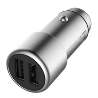 car charger 2 in one cigar lighter 12v dual qc3 0 usb charger led voltage digital display quick car charger socket power adapter