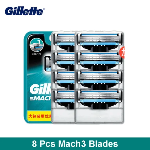 Gillette Mach3 Лезвия для бритья 8/16 шт