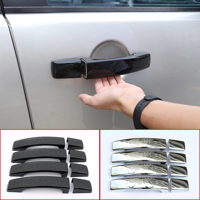 

8pcs For Land Rover Discovery 4 LR4 Range Rover Sport Freelander 2 ABS Door Handle Cover Trim Car Decoration Styling Accessories