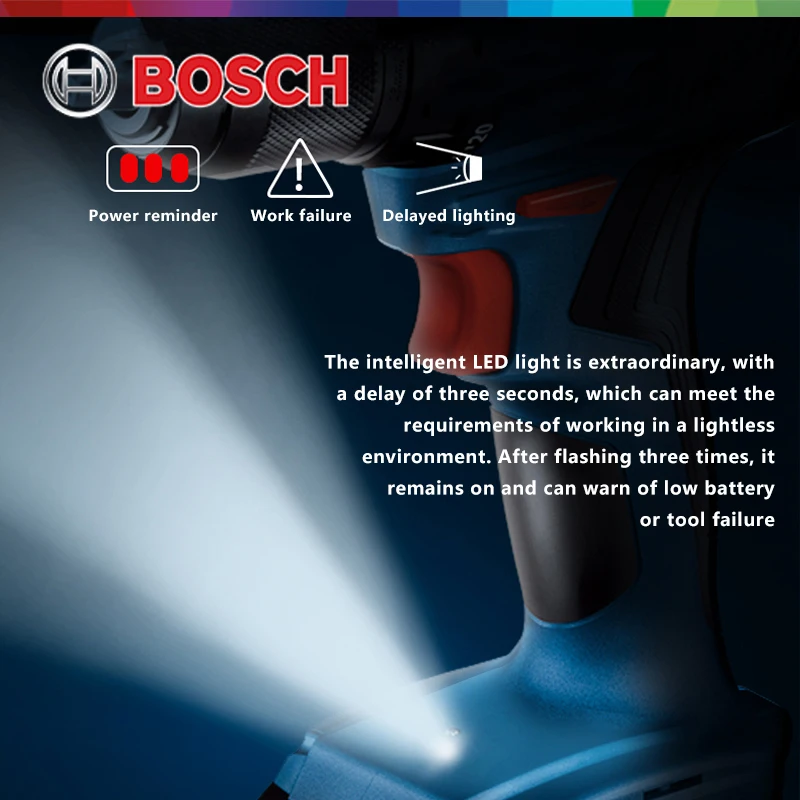 Бесщеточная электрическая дрель BOSCH GSR183 Li, 18 В, бытовая ударная дрель, аккумуляторная отвертка, оригинальный электроинструмент (art.: 3920ced2e26eb) - 3920ced2e26eb