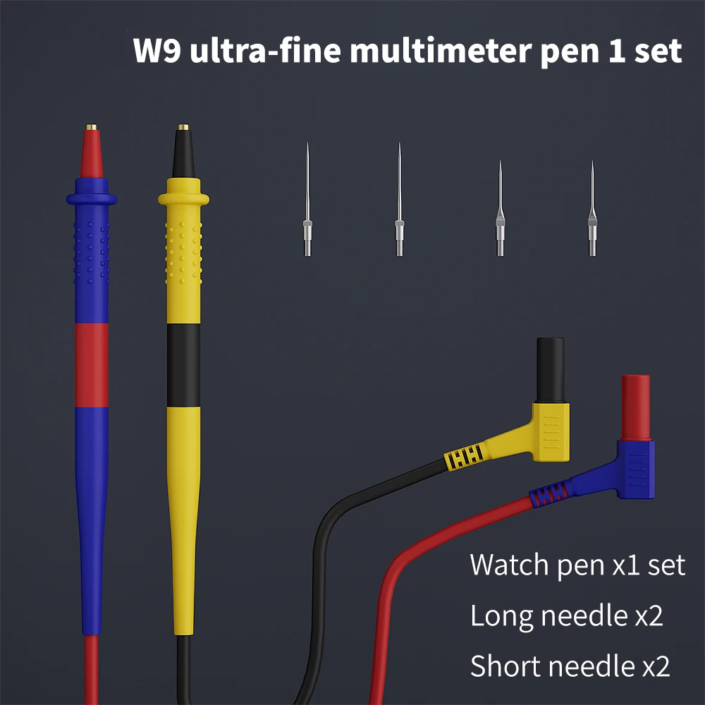 

Lanrui W9 Сверхпроводящий мультиметр Ручка Мультиметр Тестовый кабель Сменный наконечник ручки Универсальный указатель Свинцо...