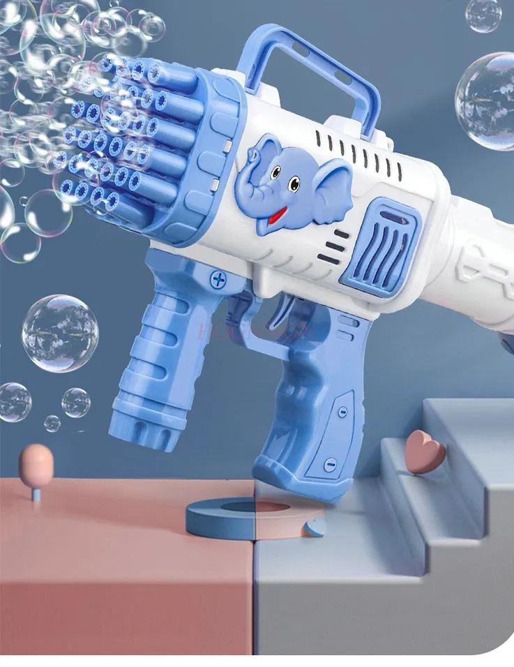 

Bubble Machine Children's Handheld Popular Online Gatling Gun Girl Heart Automatic Stick