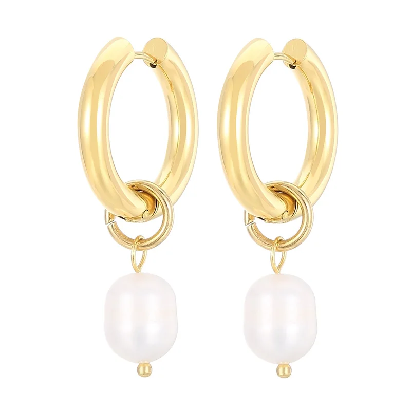 Модные женские и мужские серьги-гвоздики золотого серебряного цвета из