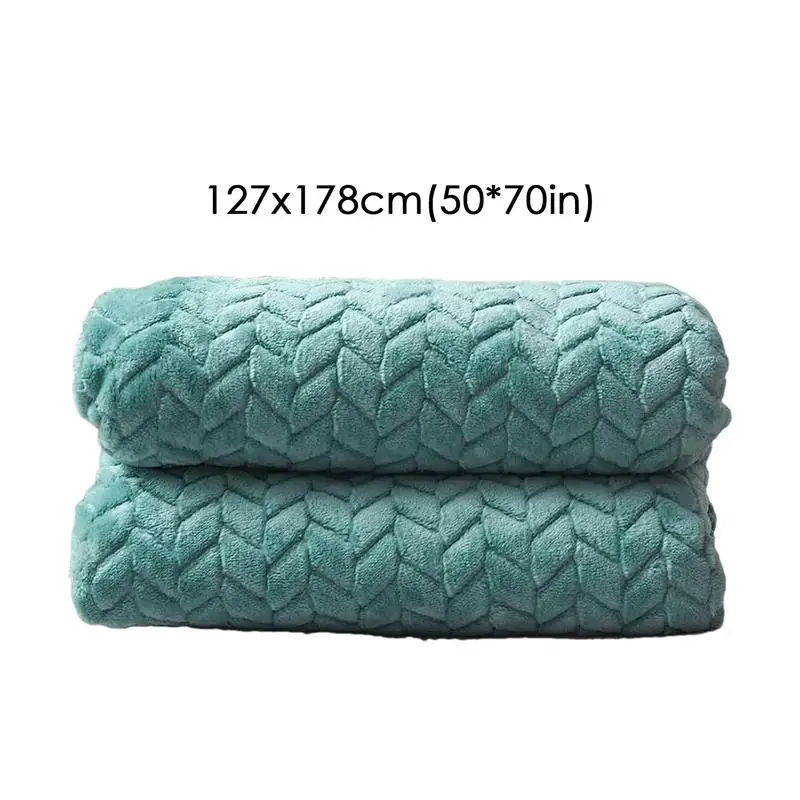 łzać na sofę Koce Koc łóżko Duży koc flanelowy Pszenica Ucho Ciepłe koce kanapę Miękkie