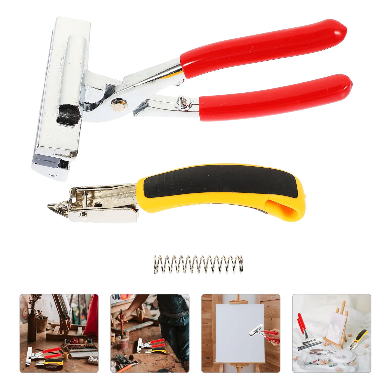 

Sturdy Professional Portable Heavy Duty Staple Remover Canvas Stretcher Tack Puller Tool Canvas Stretcher Tool Staple Remover