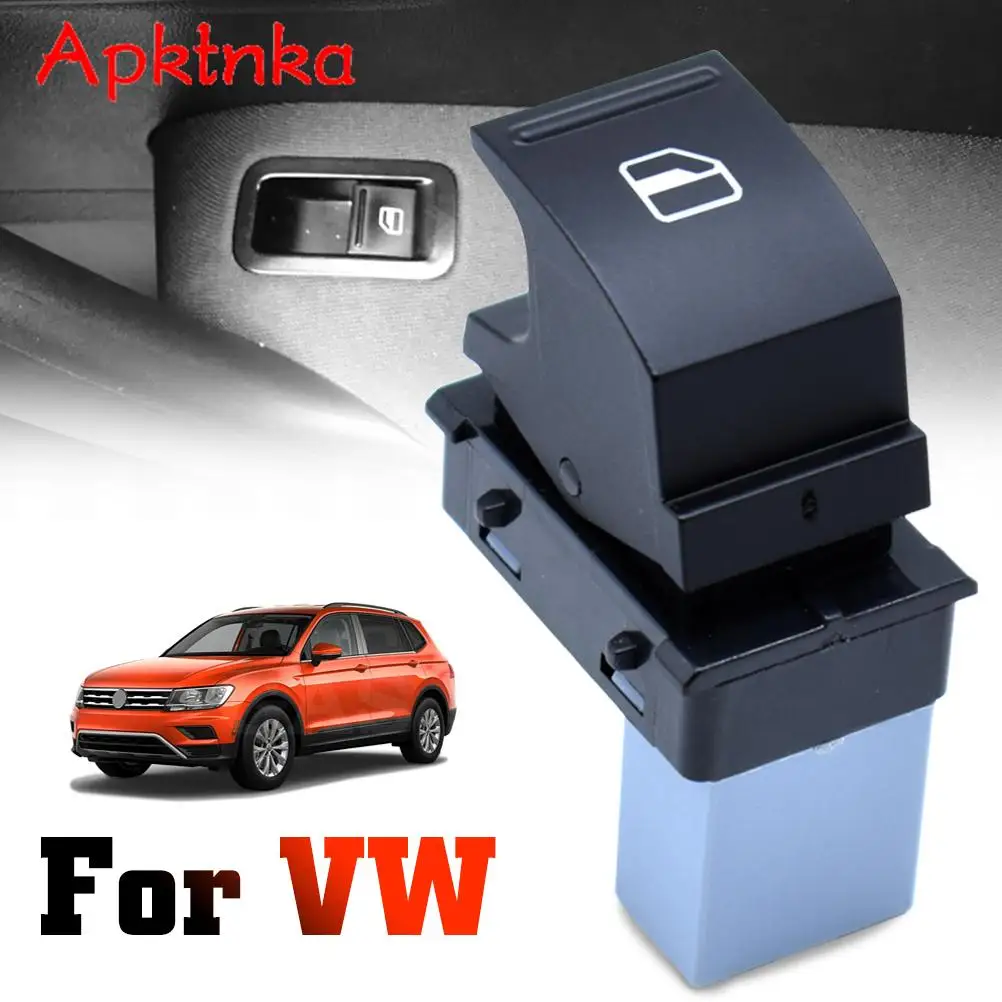 

1X переключатель стеклоподъемника с электроприводом, кнопка подъемника со стороны пассажира для VW Golf Polo Passat CC Jetta Tiguan Caddy OE # 1К 0959855