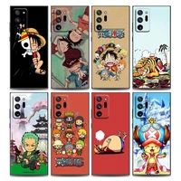 one piece cute cartoon luffy ace zoro phone case for samsung note 8 9 note10 m11 m12 m30s m32 m21 m51 f41 f62 m01 soft silicone