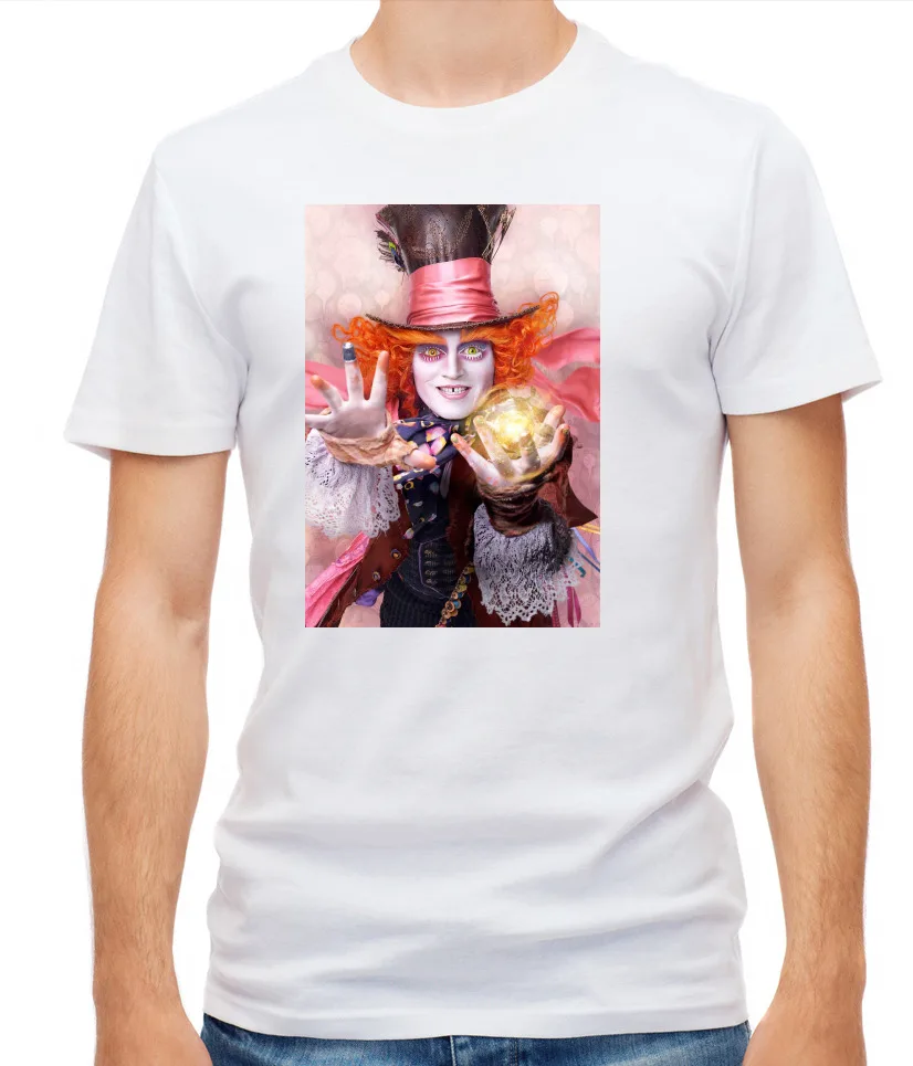 Depp короткая белая мужская футболка eeve F513