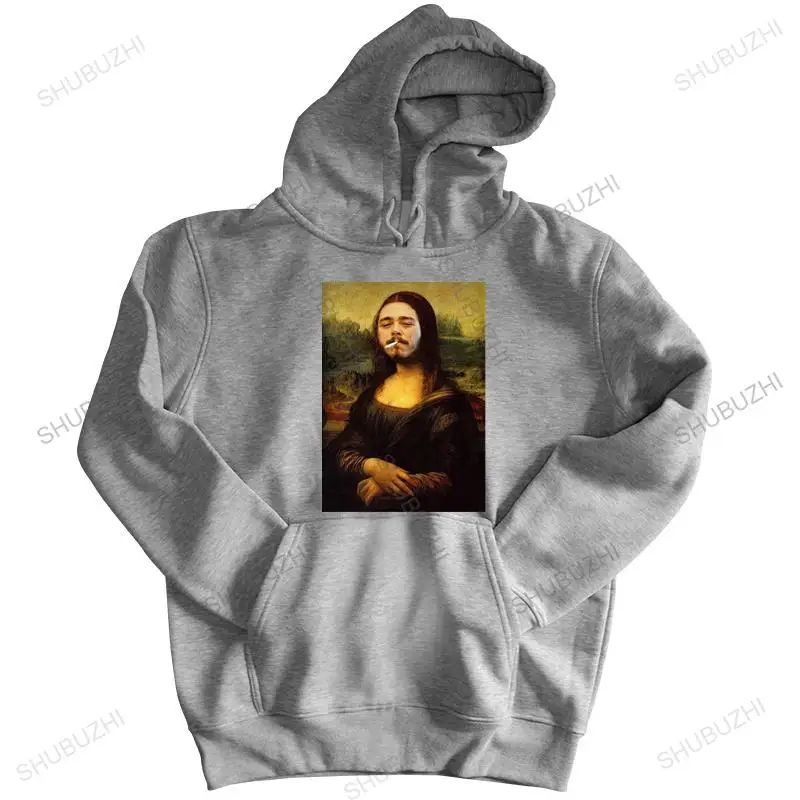 

new arrived men hoodies autumn LIMITED !! NEW POST MALONE - MONA LISA brand spring hoodie for boys zipper hoody