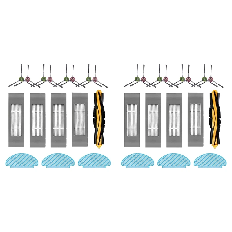 

2X Cleaning Cloth Brush Filter Accessories Replacement Parts Set For Ecovacs DEEBOT N8 Pro N8 Pro+ Vacuum Cleaner Robot