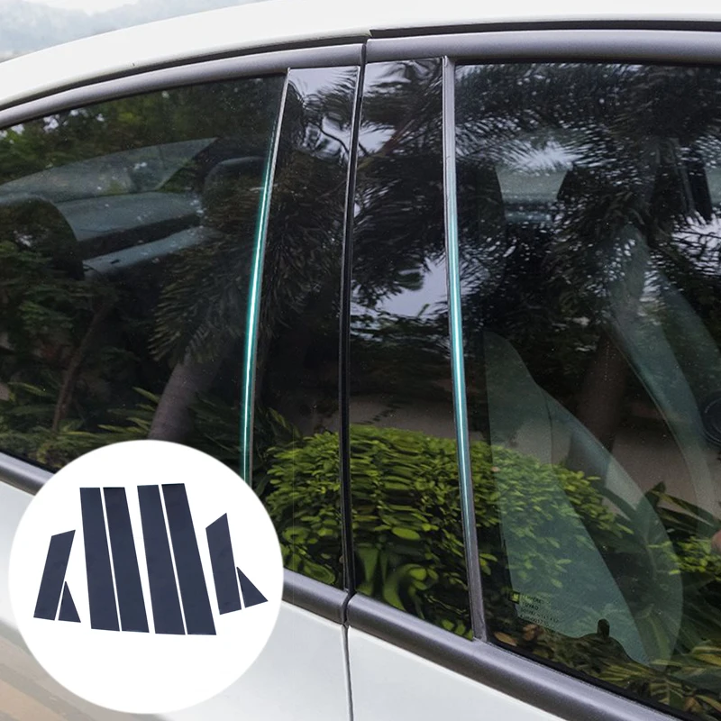 

Поликарбонатные наклейки на автомобильные двери окна средняя Колонка Декоративная полоса защитные автомобильные наклейки для Nissan Qashqai J11 ...