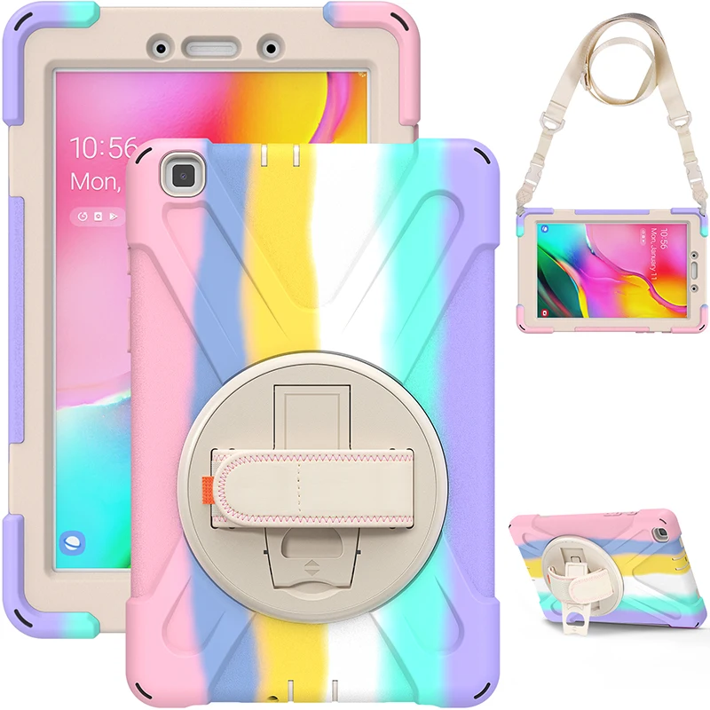 

For Samsung Galaxy Tab A 8.0 2019 Case SM-T290/295 Heavy Duty Protective Case Tablet Cover for Samsung Tab A 8.0 2019 with Strap