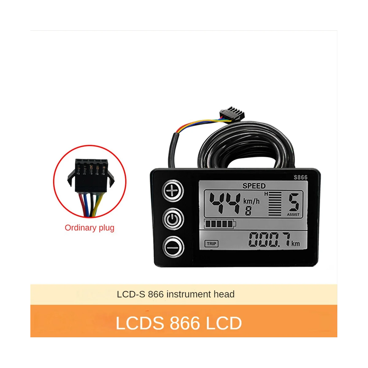 Электронный велосипед 36/48 В Синусоидальная волна 26 А 500/750 Вт трехрежимный