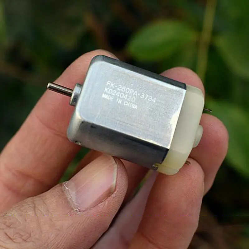 Двигатель MABUCHI, карбоновая щетка, 280, двигатель постоянного тока, 3 в, 3,7 в, 5 В, 22000 об/мин, высокоскоростной мини-аккумулятор 24 мм