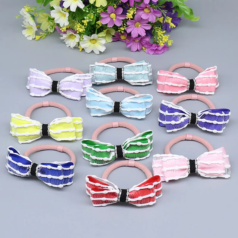 

velvet scrunchie pack hair ties cute elastic hair bands headwear hair rubber band for girls hair accessoires B09-1