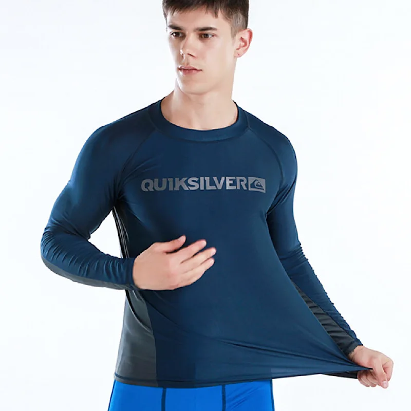 

M-6XL UV Protection Lycra Rashguard Men Long Sleeve Swimsuit Swim Rash Guard Quick Dry Surf Driving T Shirt For Swimming 6XL