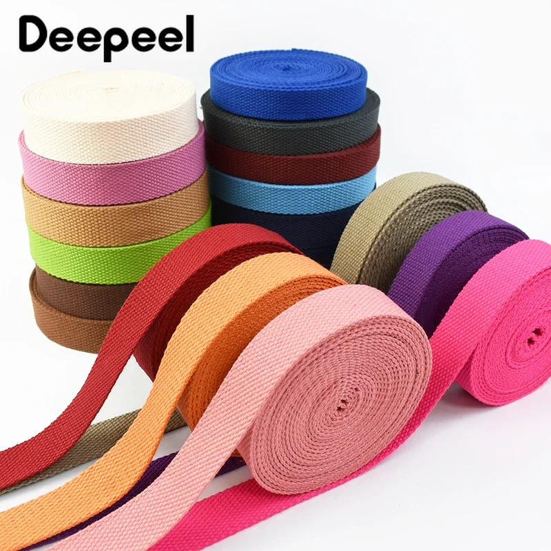 8 метров 20-50 мм хлопковая лента толщиной 2 рюкзак холст ремень для сумки швейная