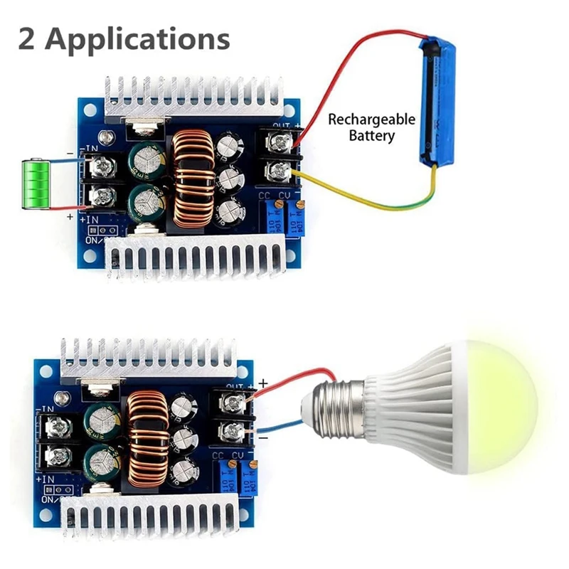Понижающий модуль 300 Вт 20 А понижающий преобразователь CC CV источника питания